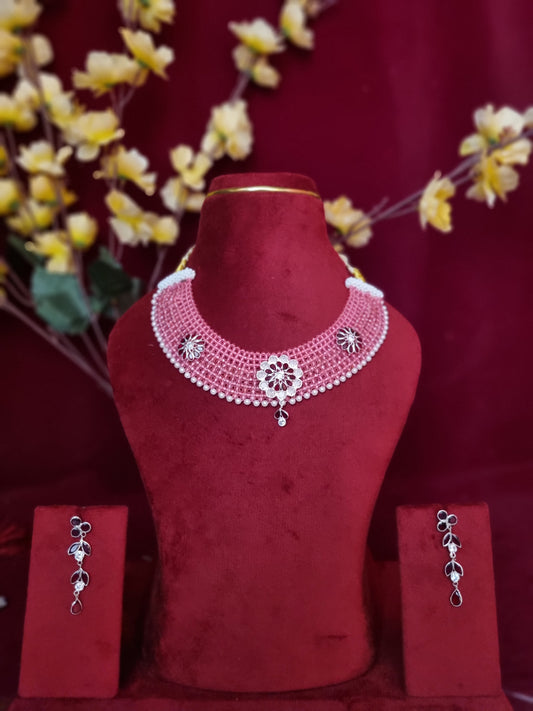 Pure silver nacklace With tops