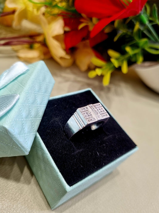 Sliver men's ring