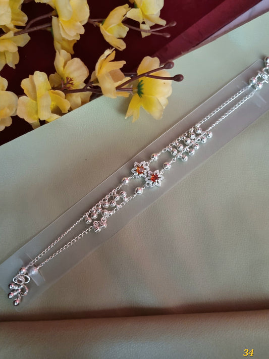 Sliver payal