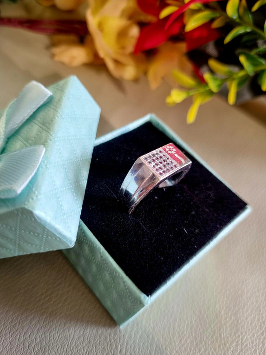 Sliver men's ring