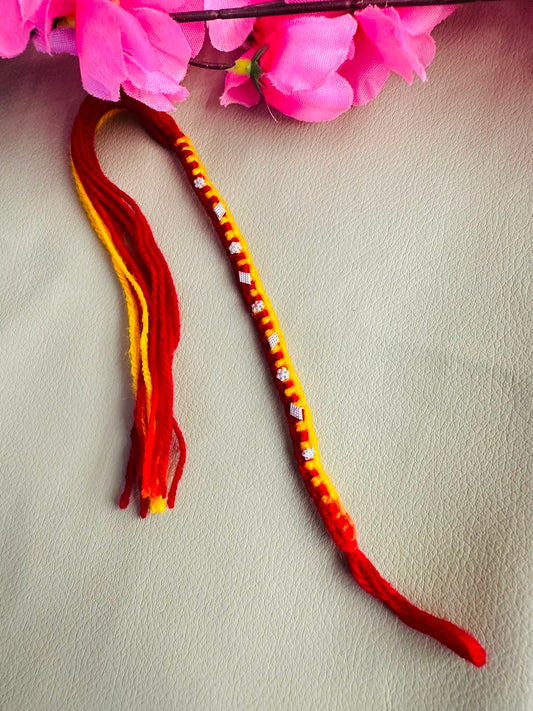 Premium silver rakhi