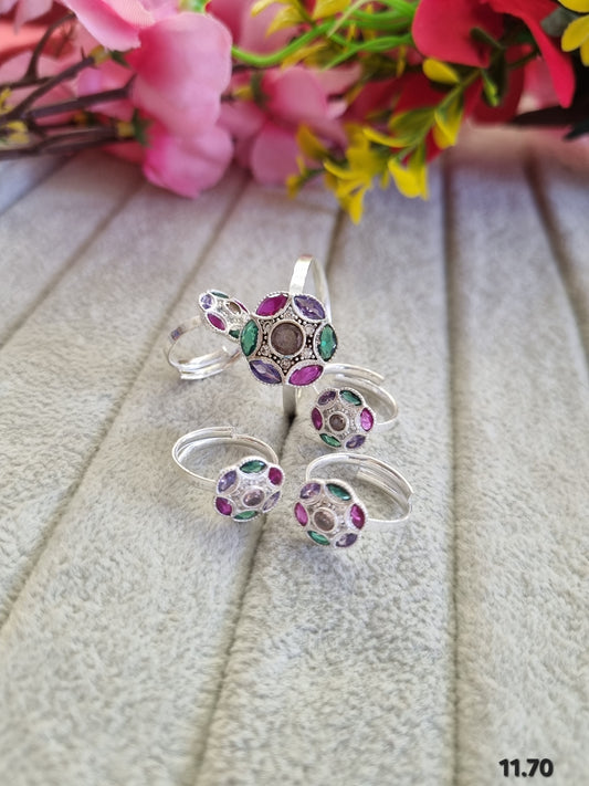 Sliver angutha set