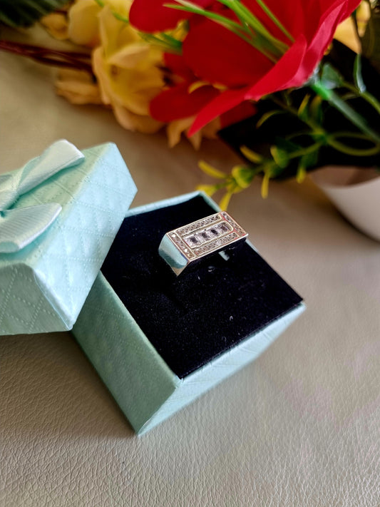 Sliver men's ring