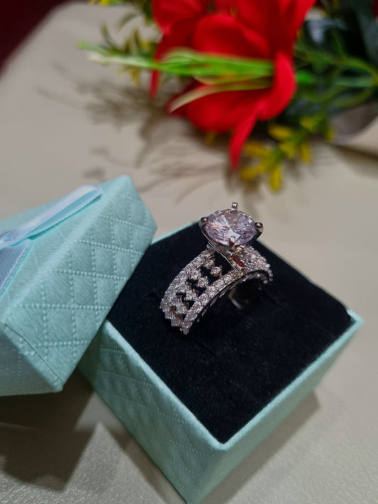 92.5 pure Silver Ladies ring