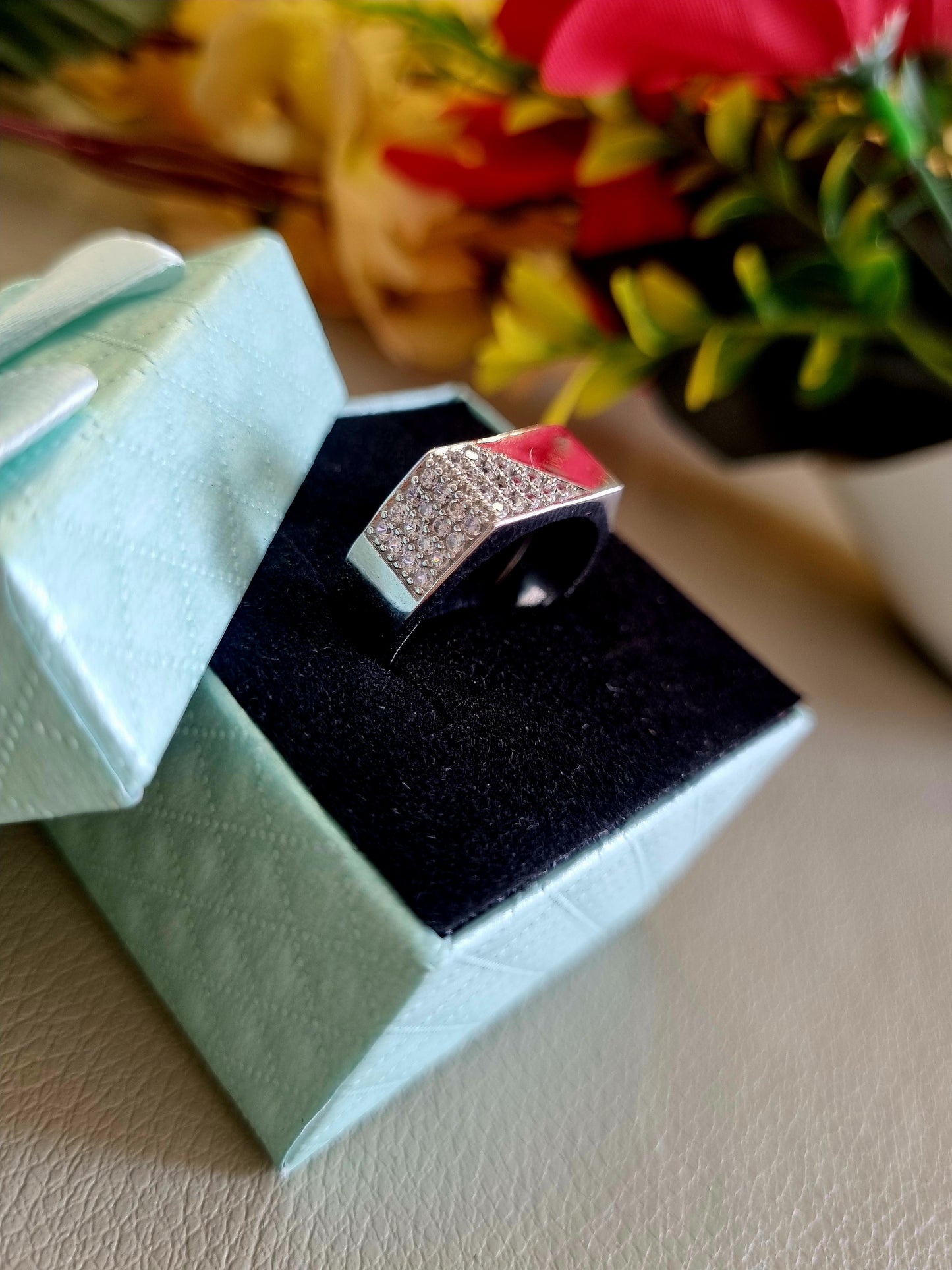 Sliver men's ring