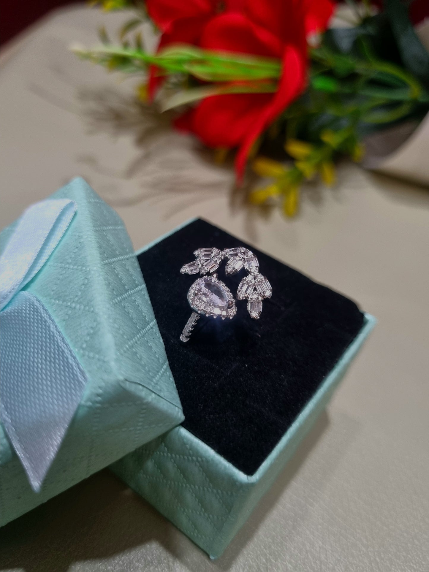 92.5 pure Silver Ladies ring