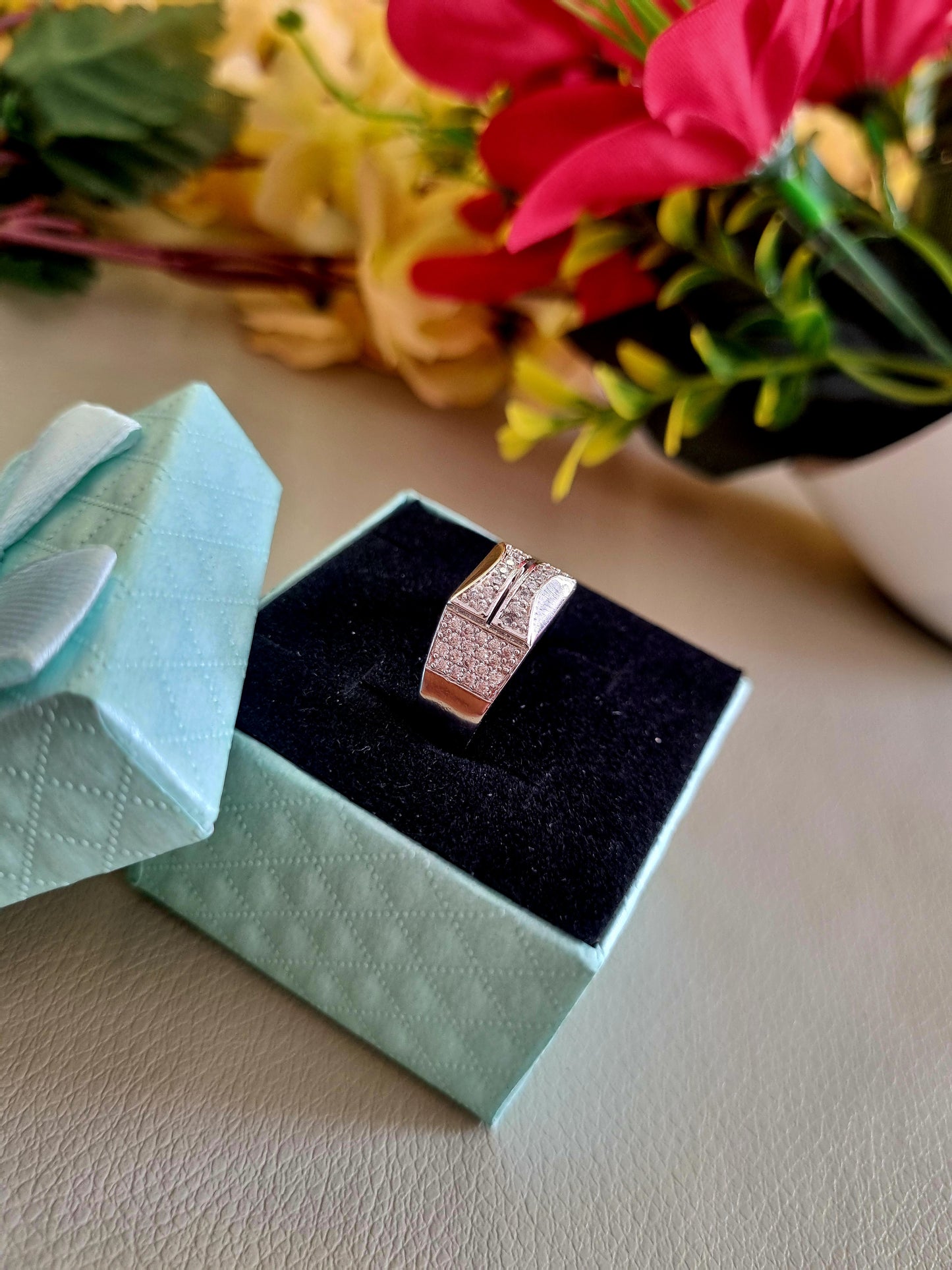 Sliver men's ring