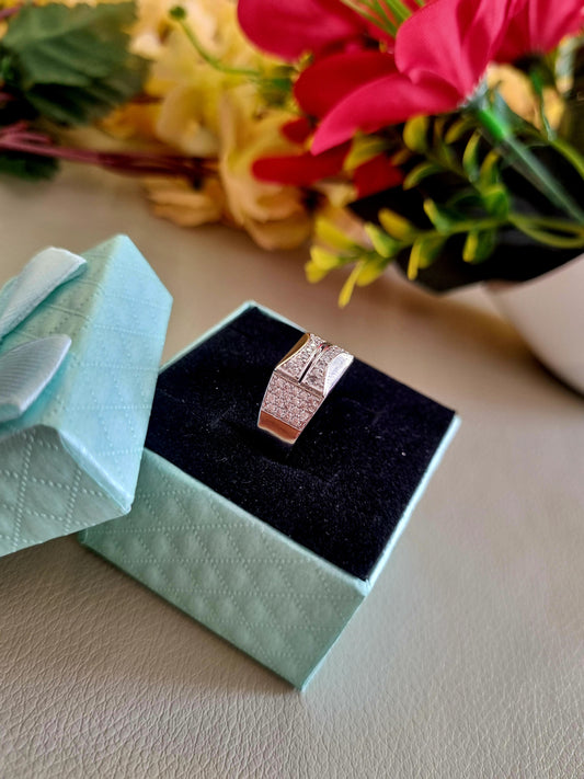 Sliver men's ring