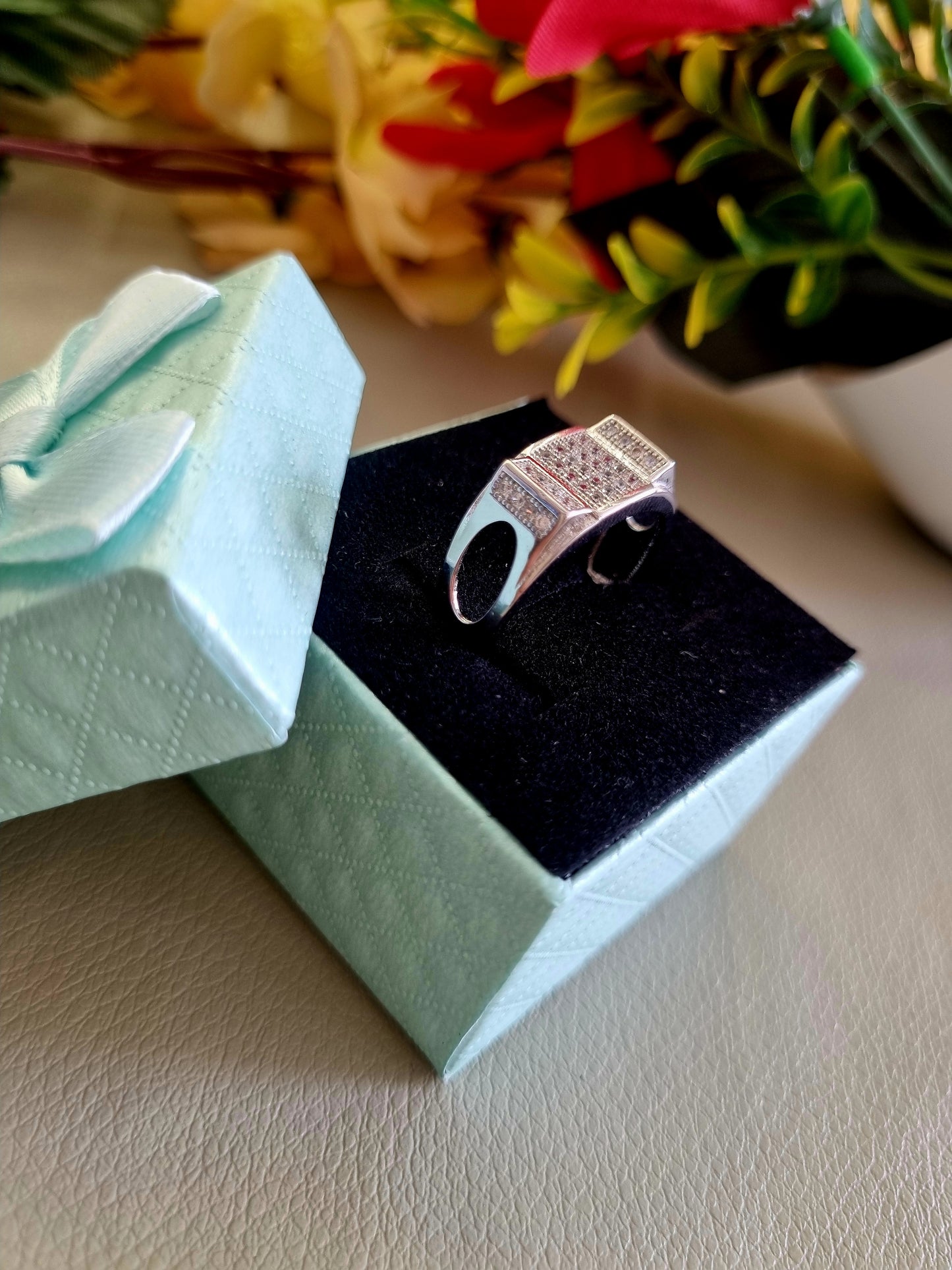 Sliver men's ring