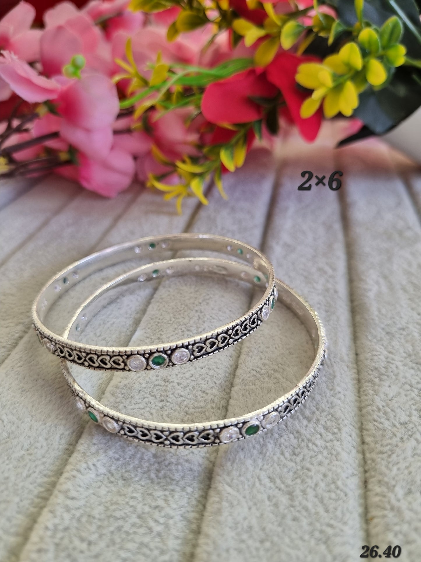 Premium silver daily wear bangles