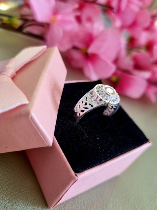 Sliver men's ring