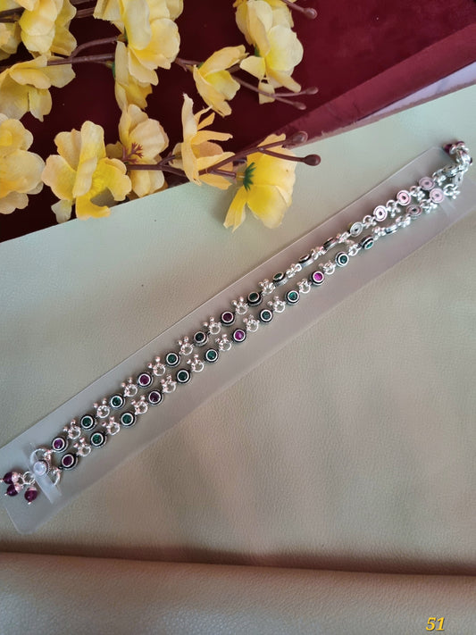 Sliver payal