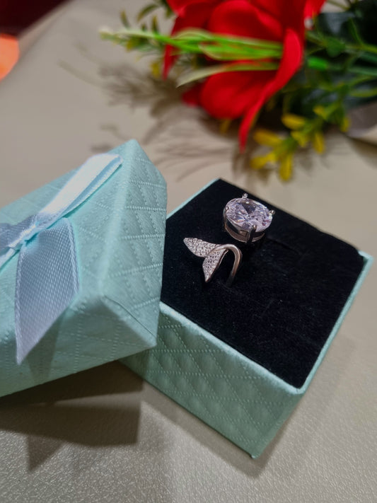 92.5 pure Silver Ladies ring