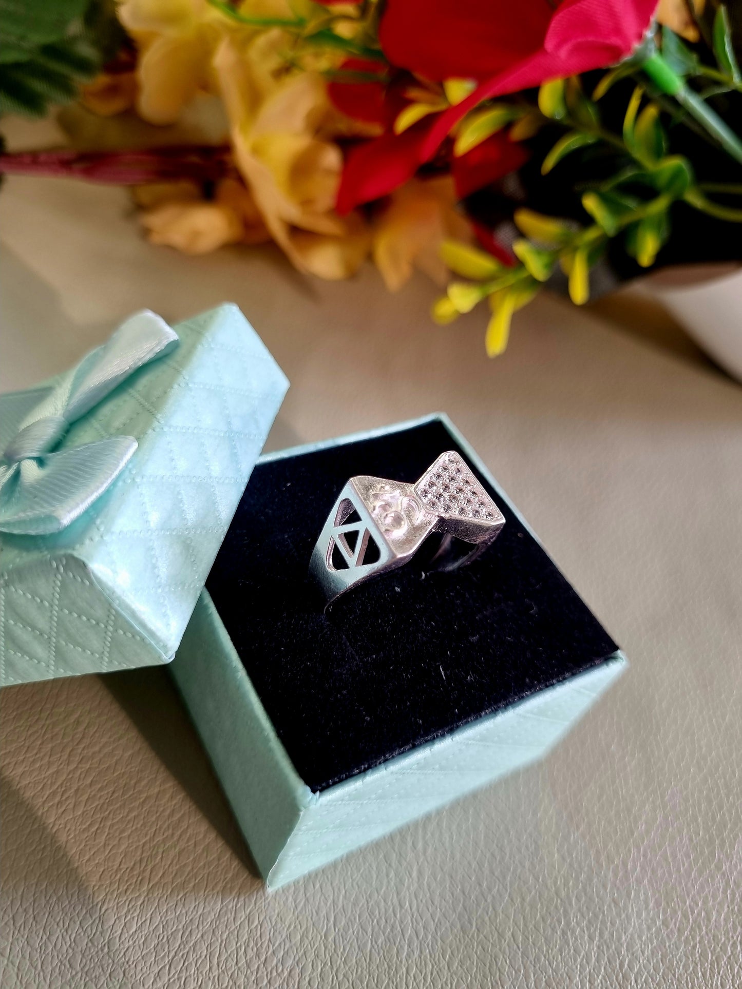 Sliver men's ring