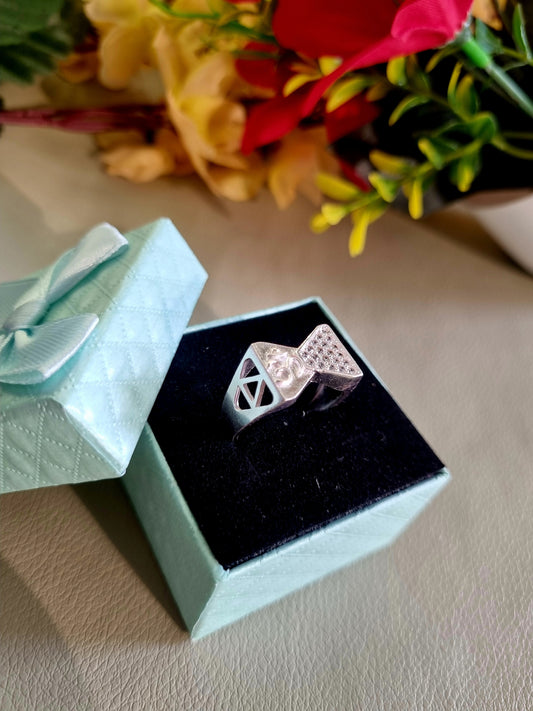 Sliver men's ring