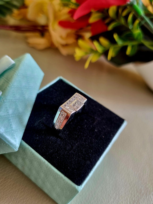 Sliver men's ring