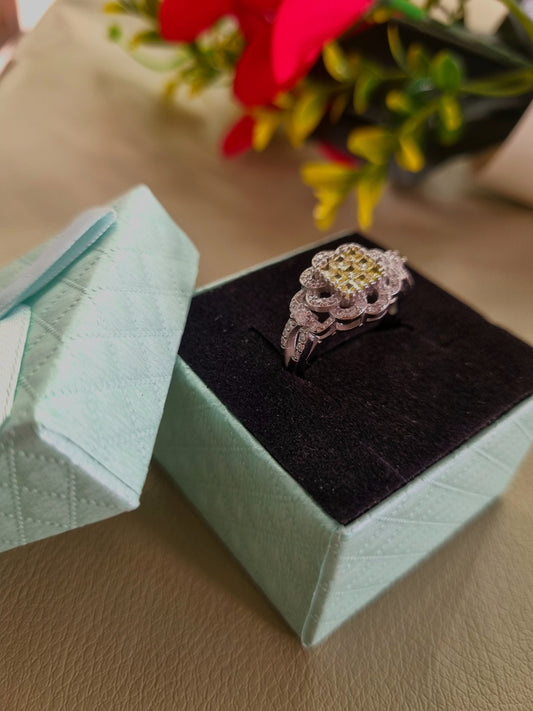 92.5 pure Silver Ladies ring