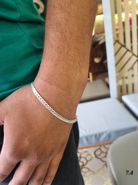 Sliver men's bracelet
