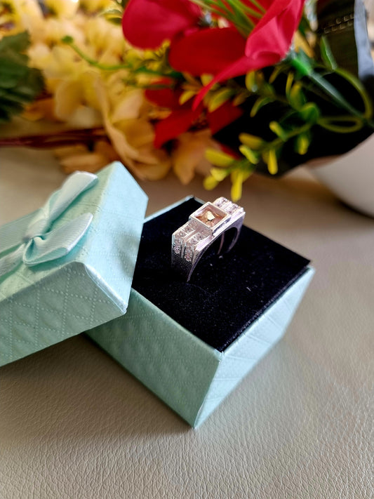 Sliver men's ring