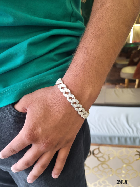 Sliver men's bracelet
