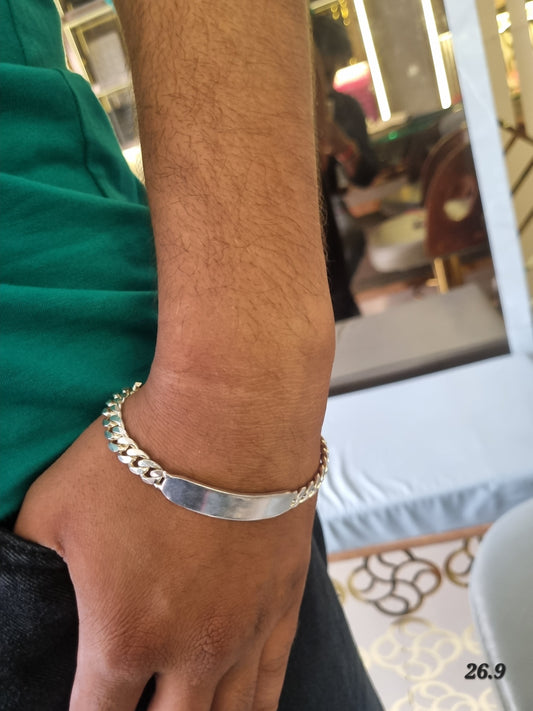 Sliver men's bracelet