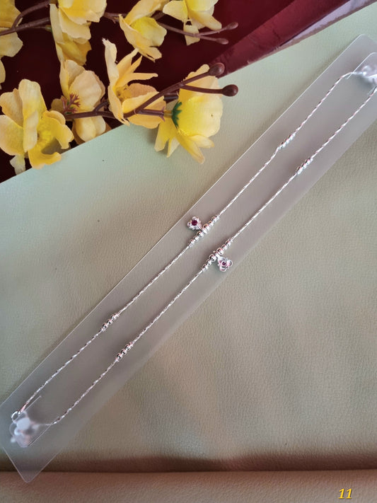 Sliver payal