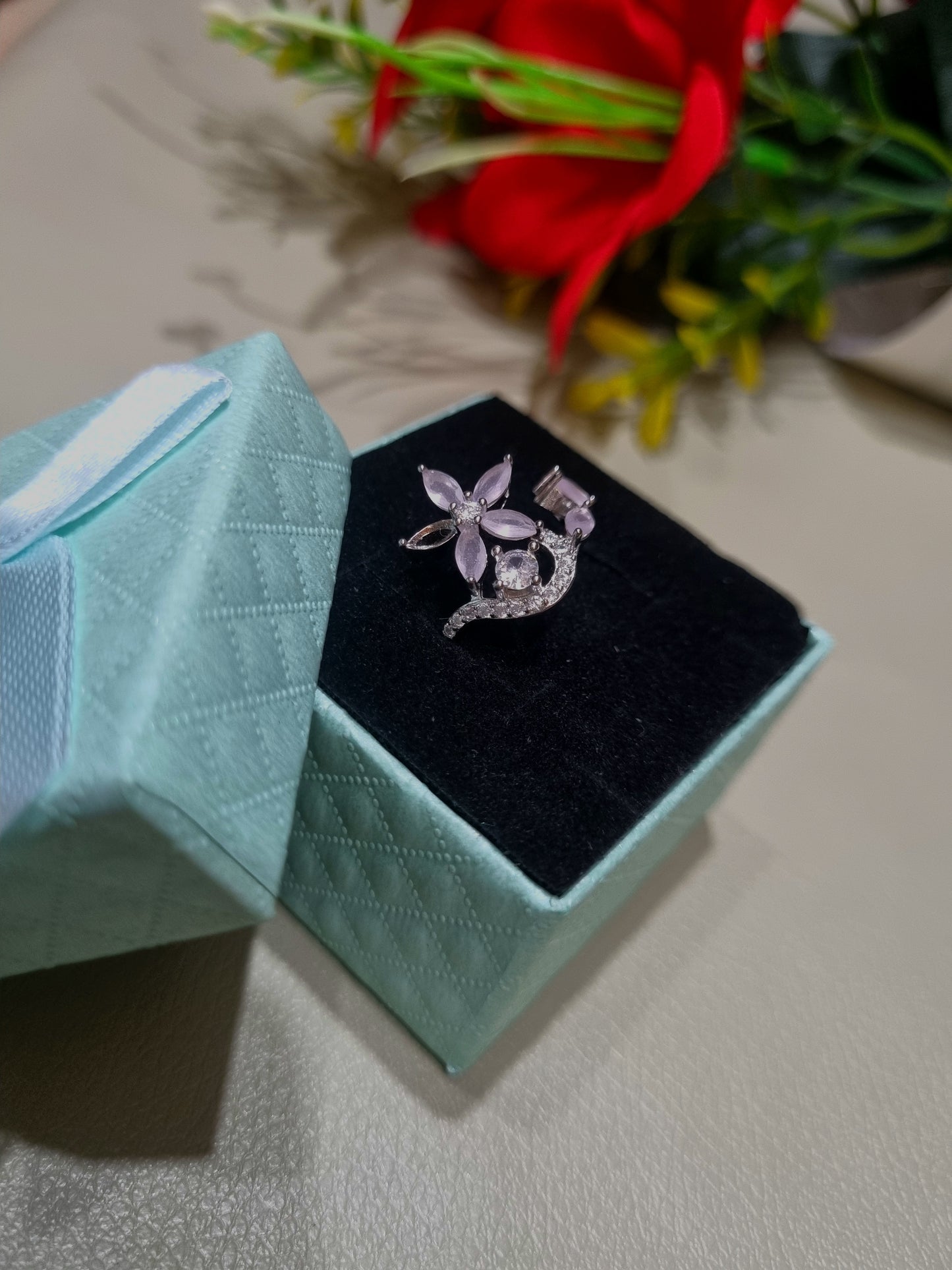 92.5 pure Silver Ladies ring