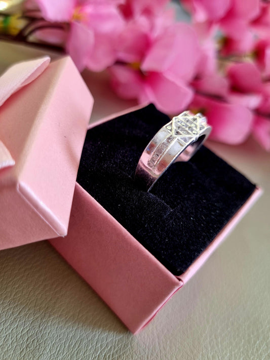 Sliver men's ring
