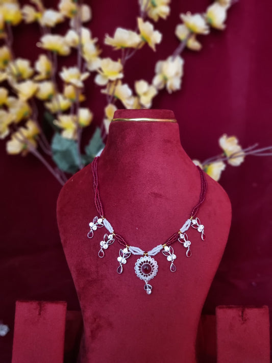 Pure silver nacklace