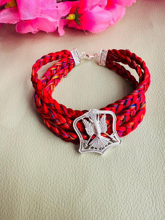 Premium silver rakhi