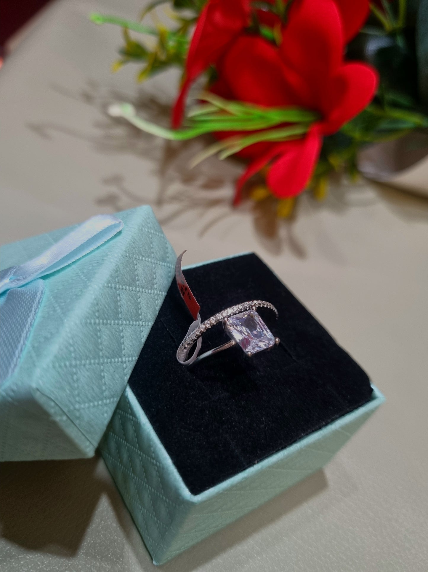 92.5 pure Silver Ladies ring