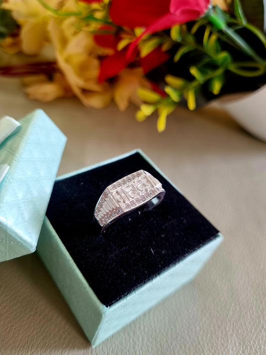 Sliver men's ring