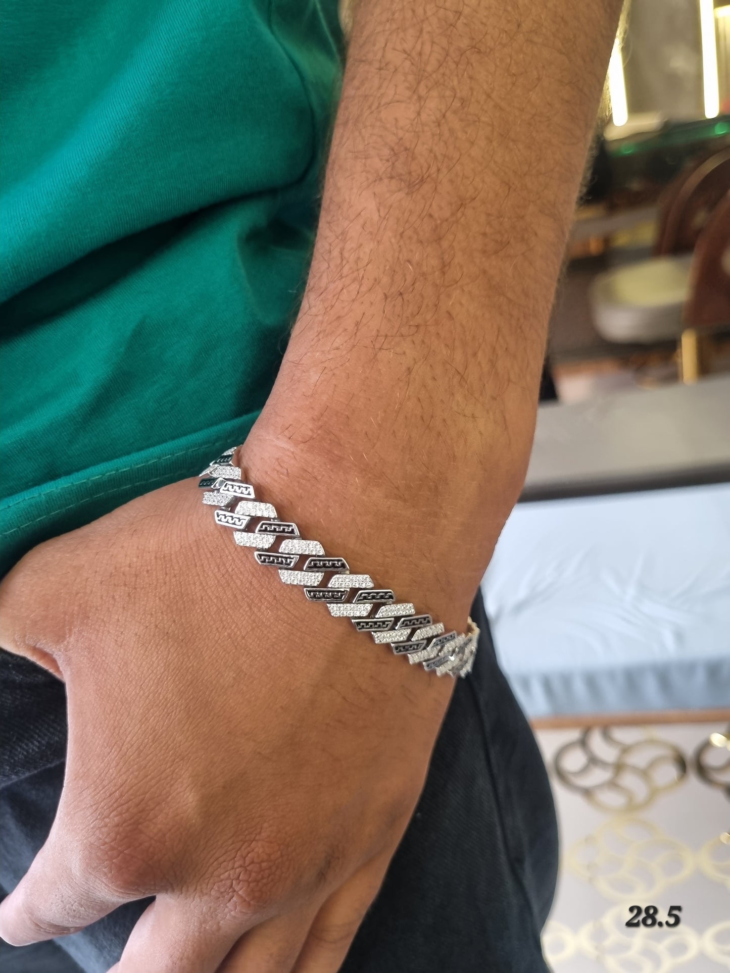 Sliver men's bracelet