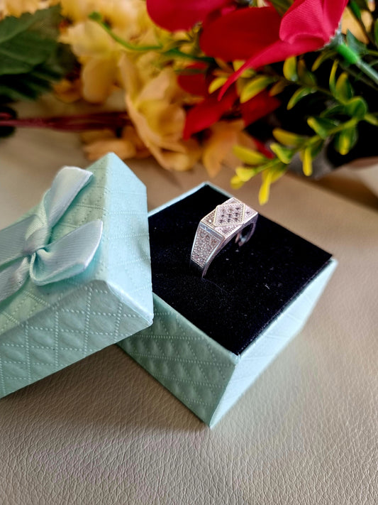 Sliver men's ring