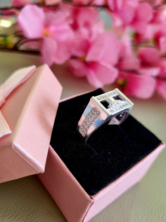 Sliver men's ring