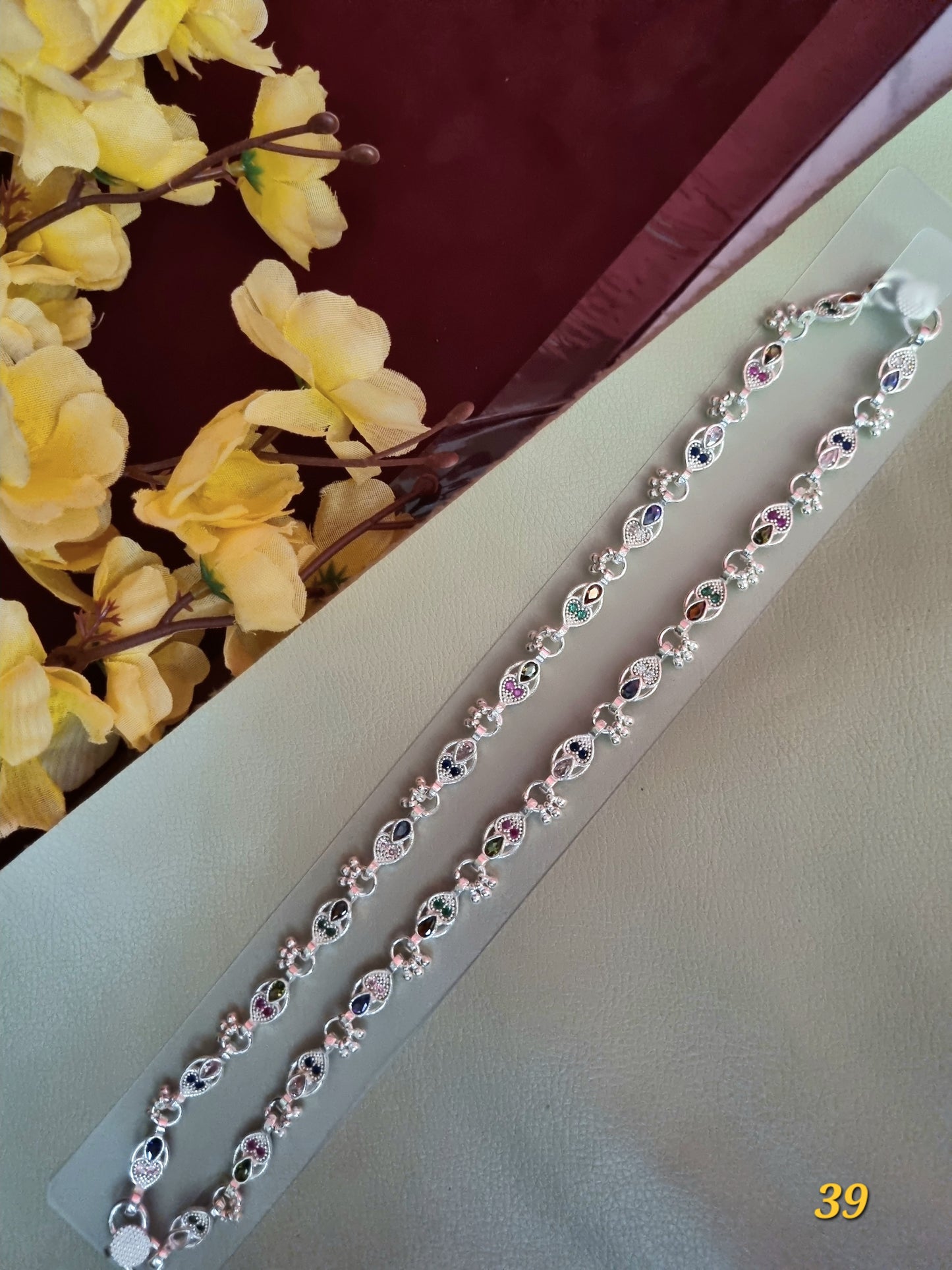 Sliver payal