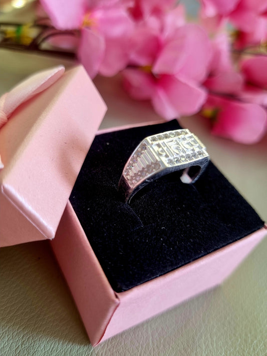 Sliver men's ring
