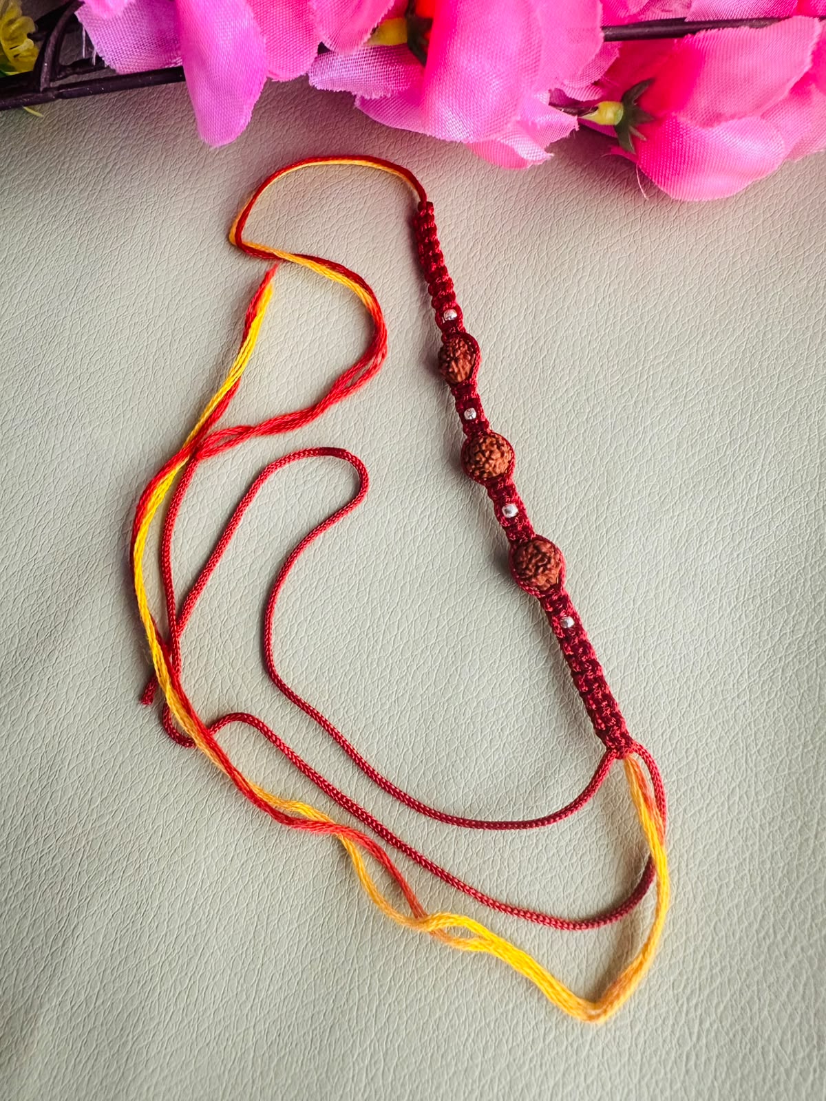 Premium silver rakhi