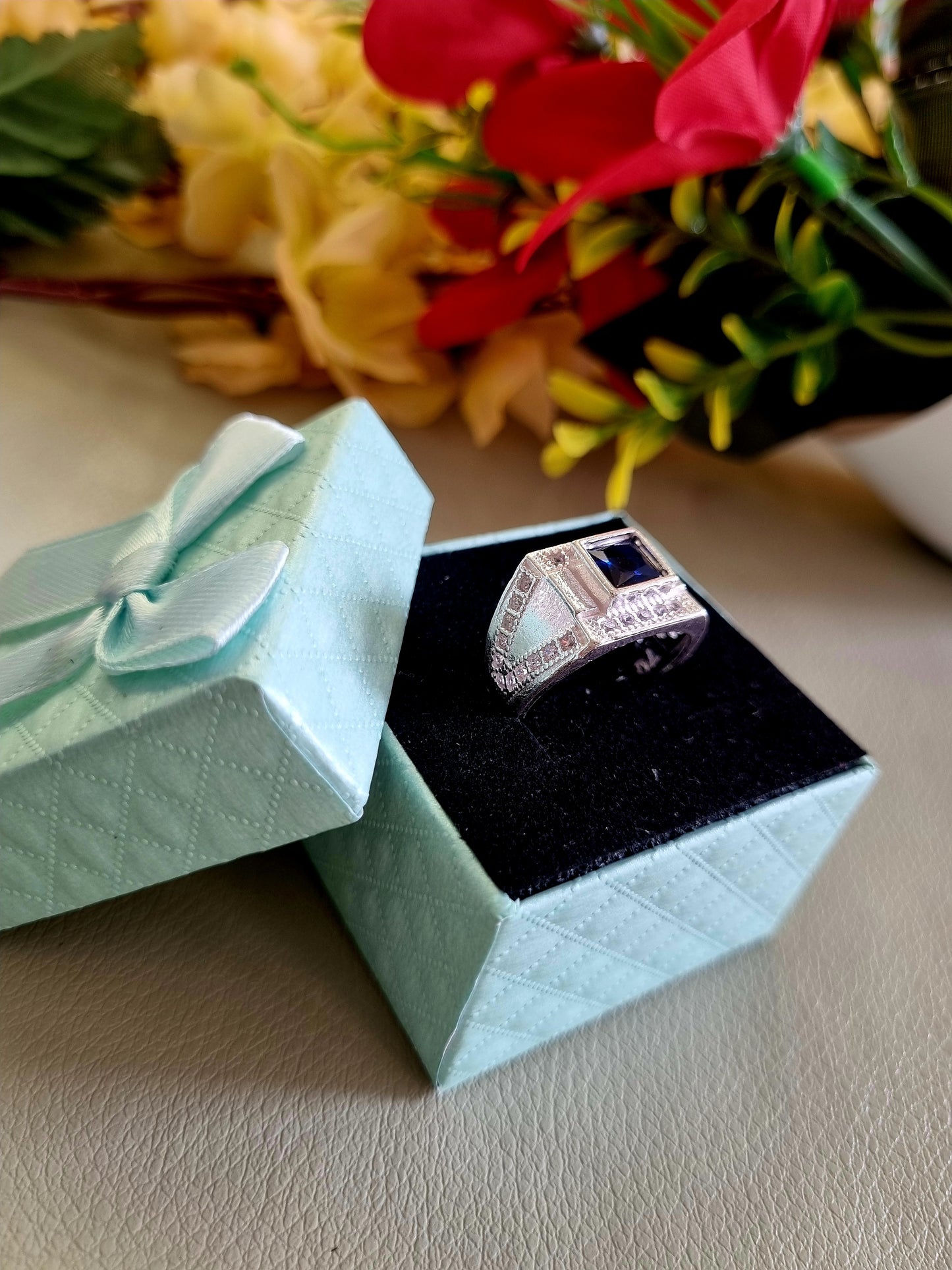 Sliver men's ring
