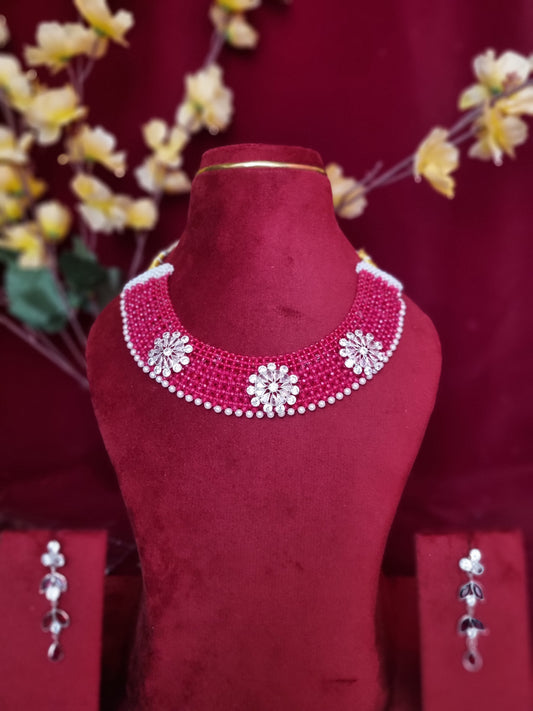 Pure silver nacklace With tops