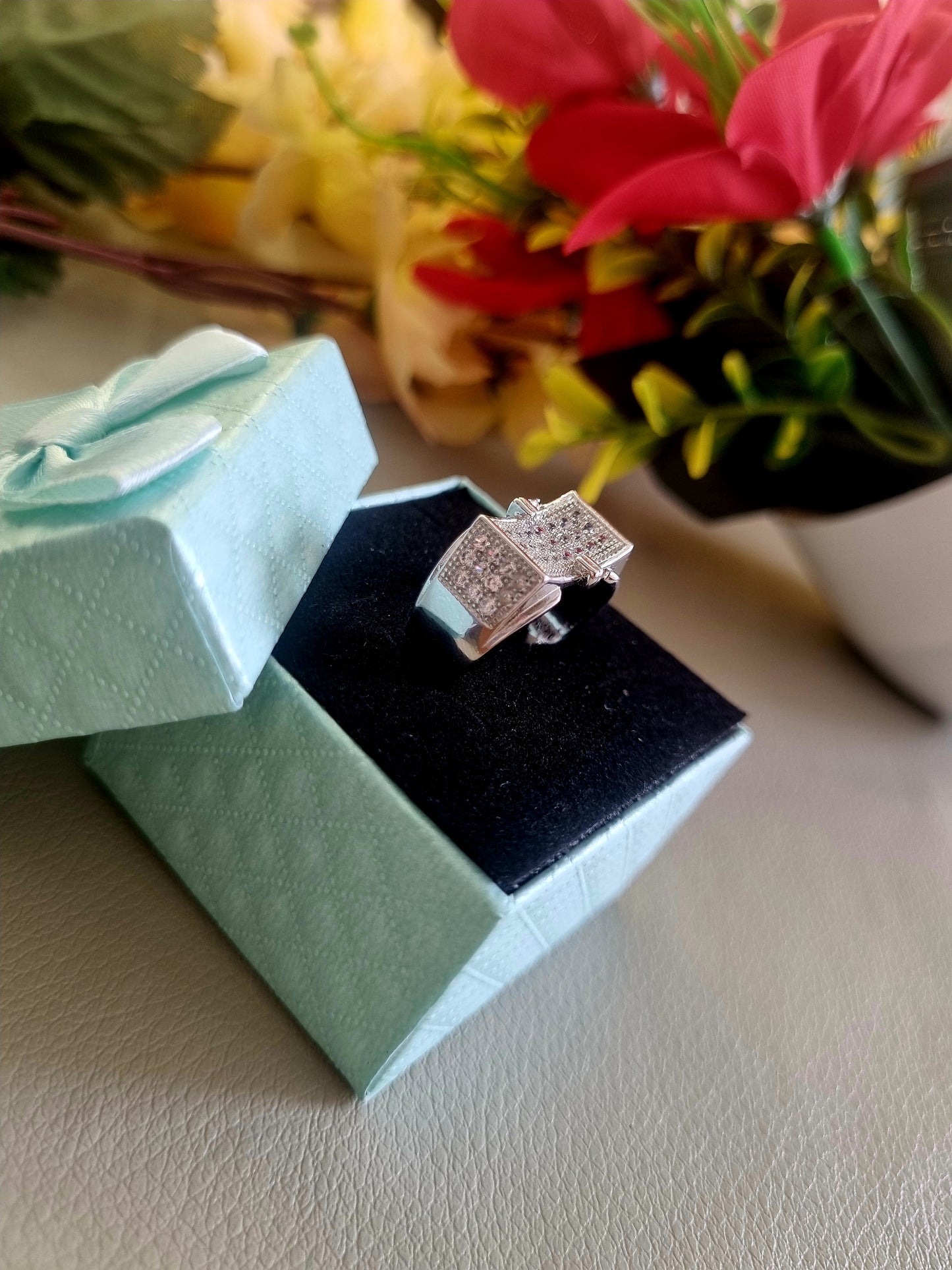 Sliver men's ring