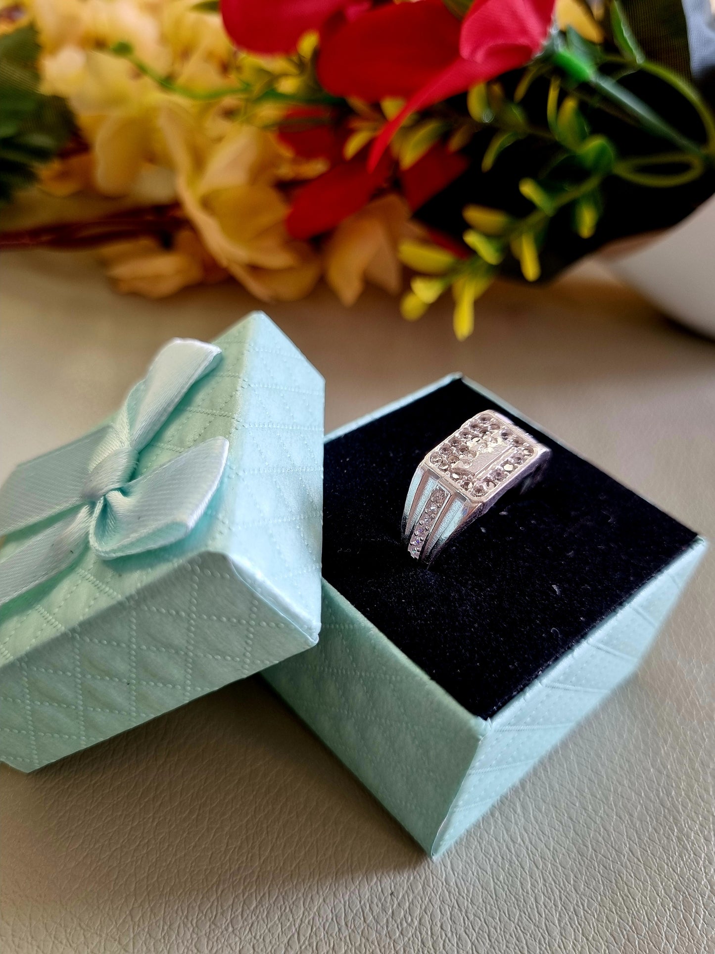 Sliver men's ring