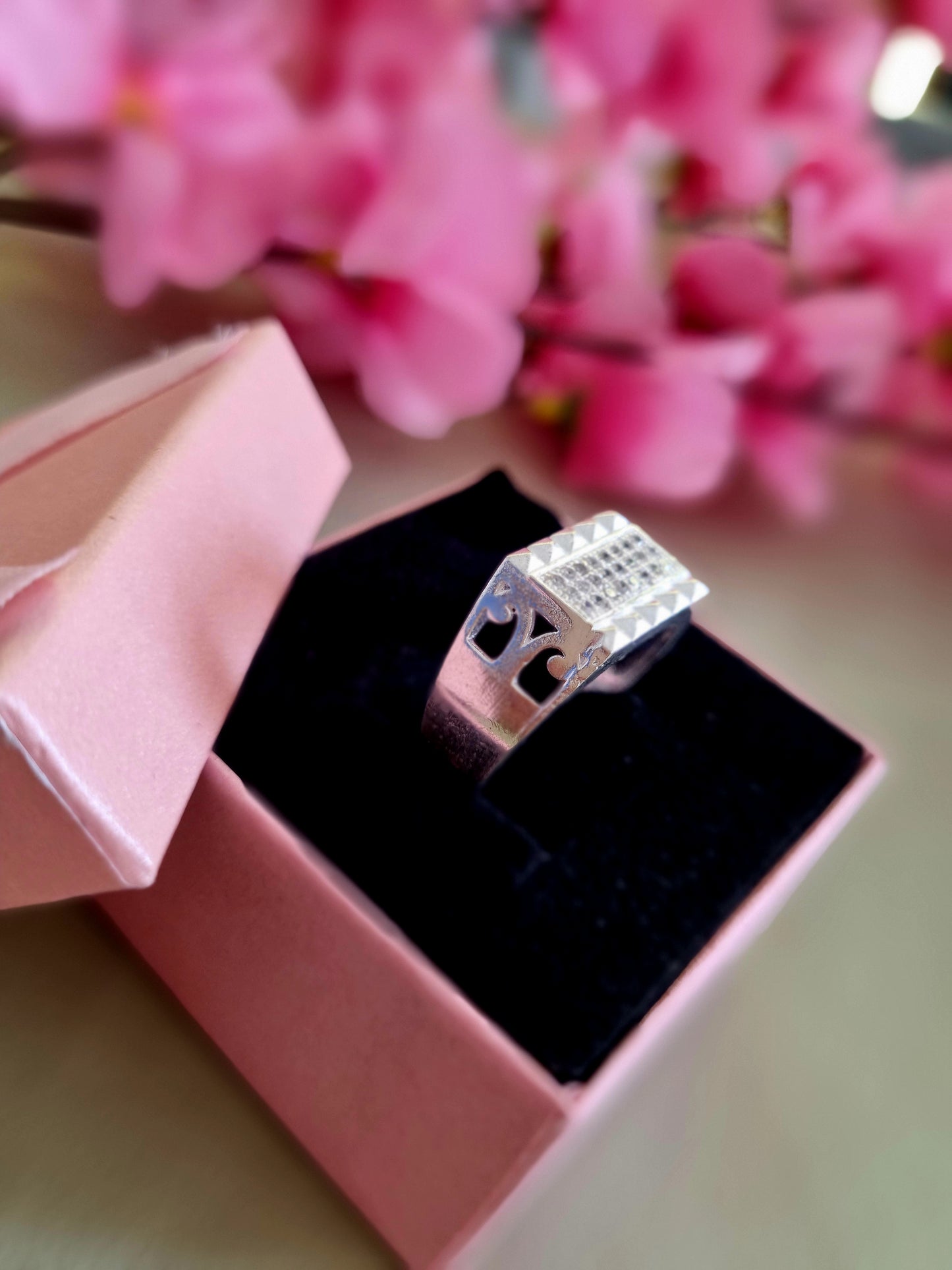Sliver men's ring
