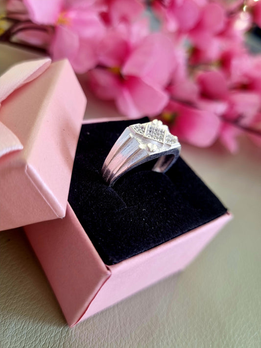 Sliver men's ring