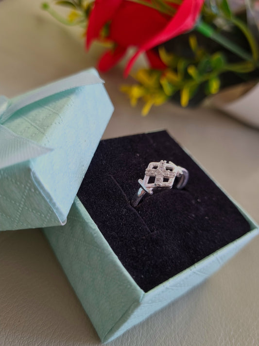 Silver Ladies ring