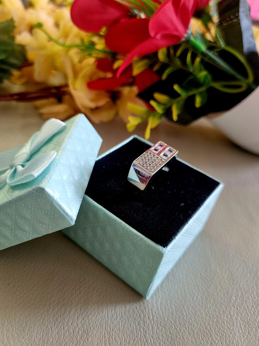 Sliver men's ring