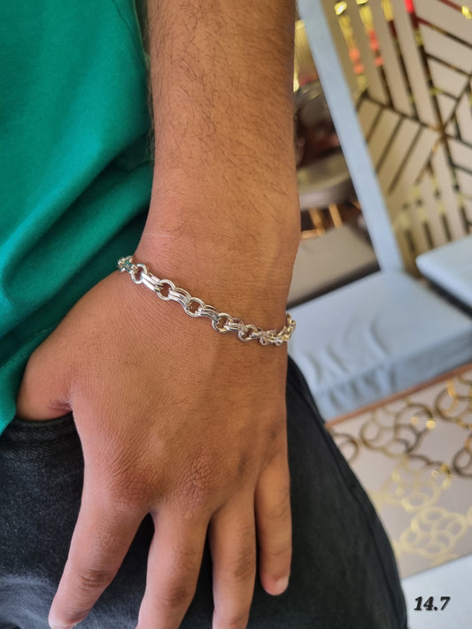 Sliver men's bracelet