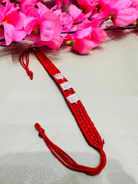 Premium silver rakhi