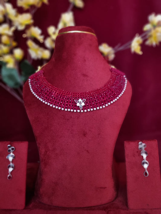 Pure silver nacklace With tops
