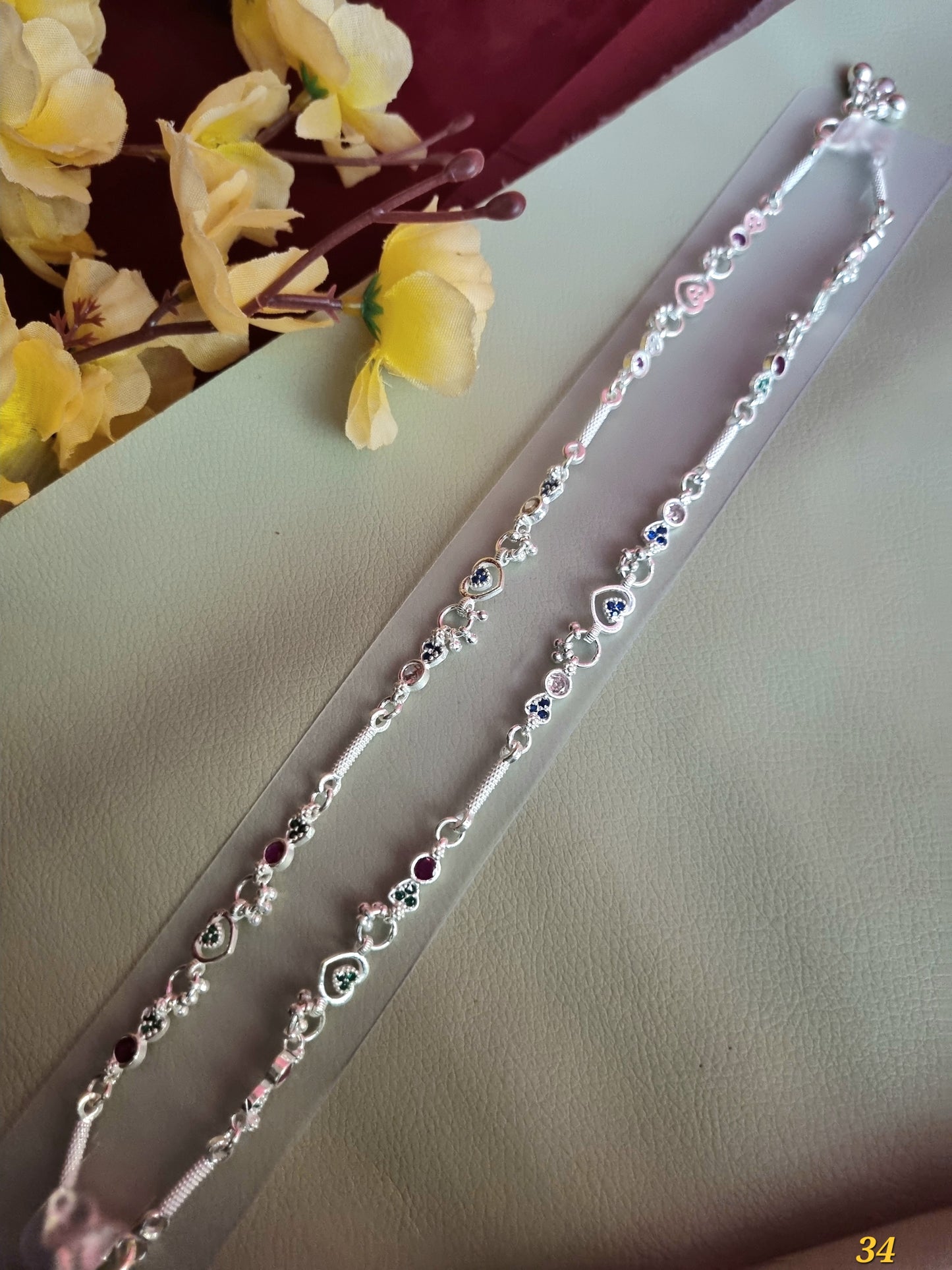 Sliver payal